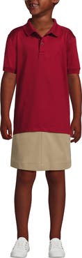 Lands' End School Uniform Kids Short Sleeve Rapid Dry Polo Shirt
