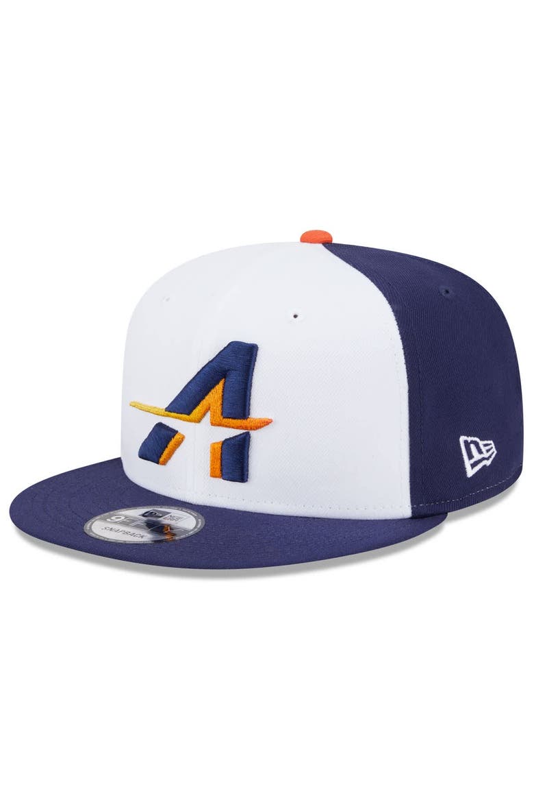 Men's New Era  White/Navy Houston Astros 2025 City Connect 9FIFTY Snapback Hat, Main, color, White