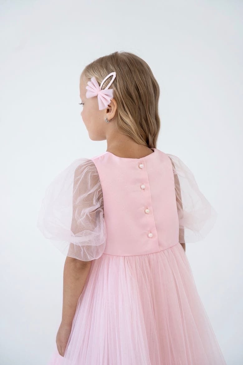Princess Maxi Tulle Dress, Alternate, color, Pink Rose