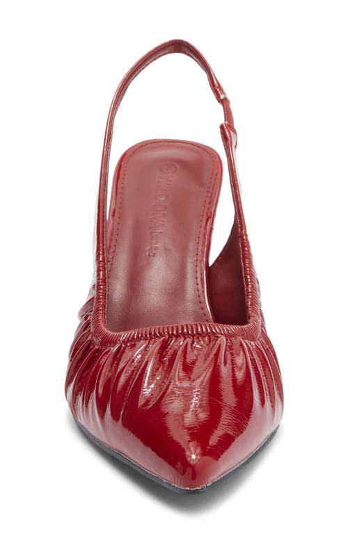 Wild Diva Lounge Keller Slingback Pump In Burgundy