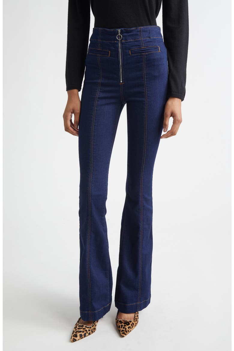 Beverly High Waist Flare Jeans, Main, color, INDIGO RINSE