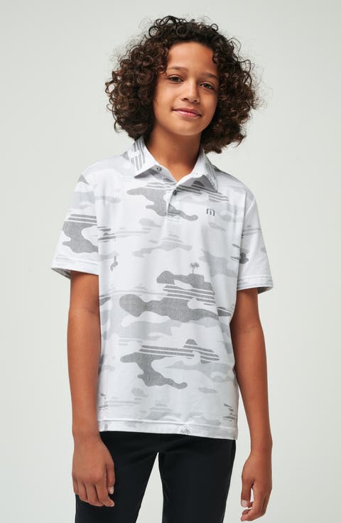Kids' Heather Camo Knit Polo (Big Kid)