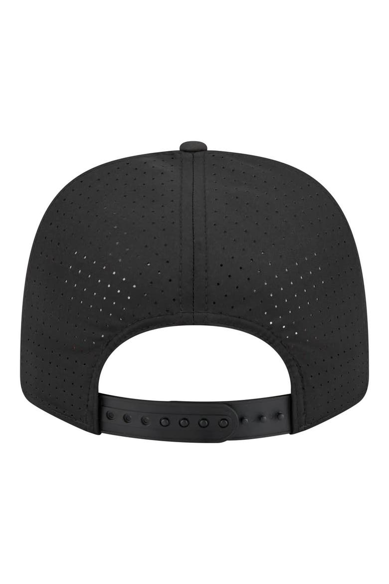 Men's New Era  Black Houston Astros Circle 9SEVENTY Adjustable Hat, Alternate, color, Black