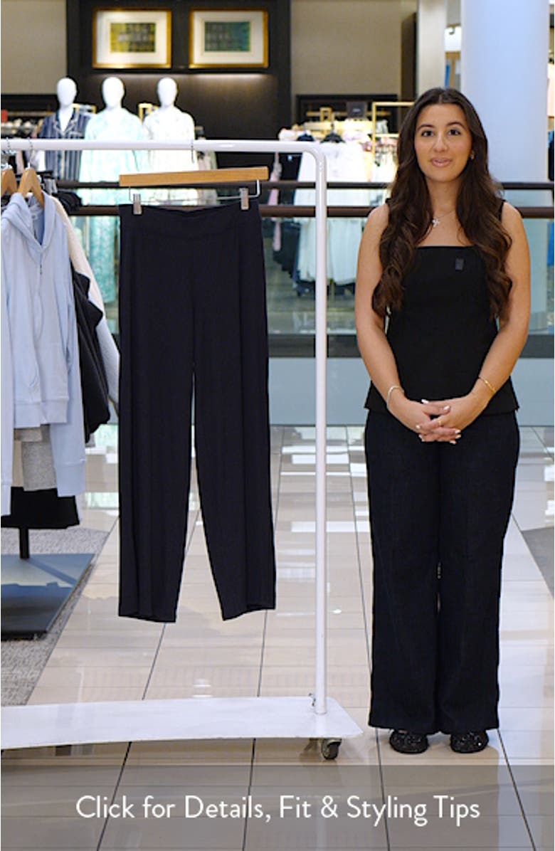 Pose Rib Wide Leg Sweatpants, sales video thumbnail