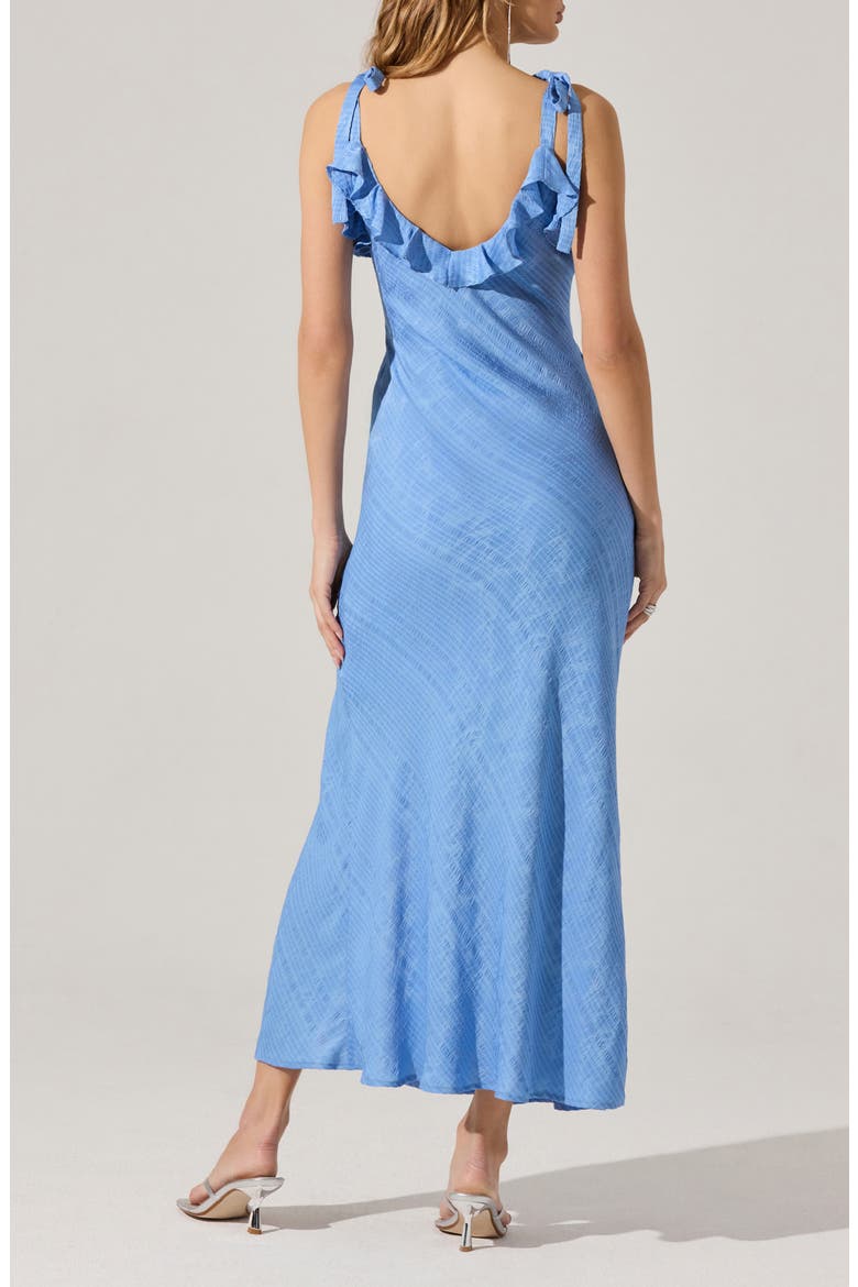 Sorbae Ruffle Detail Dress, Alternate, color, BLUE
