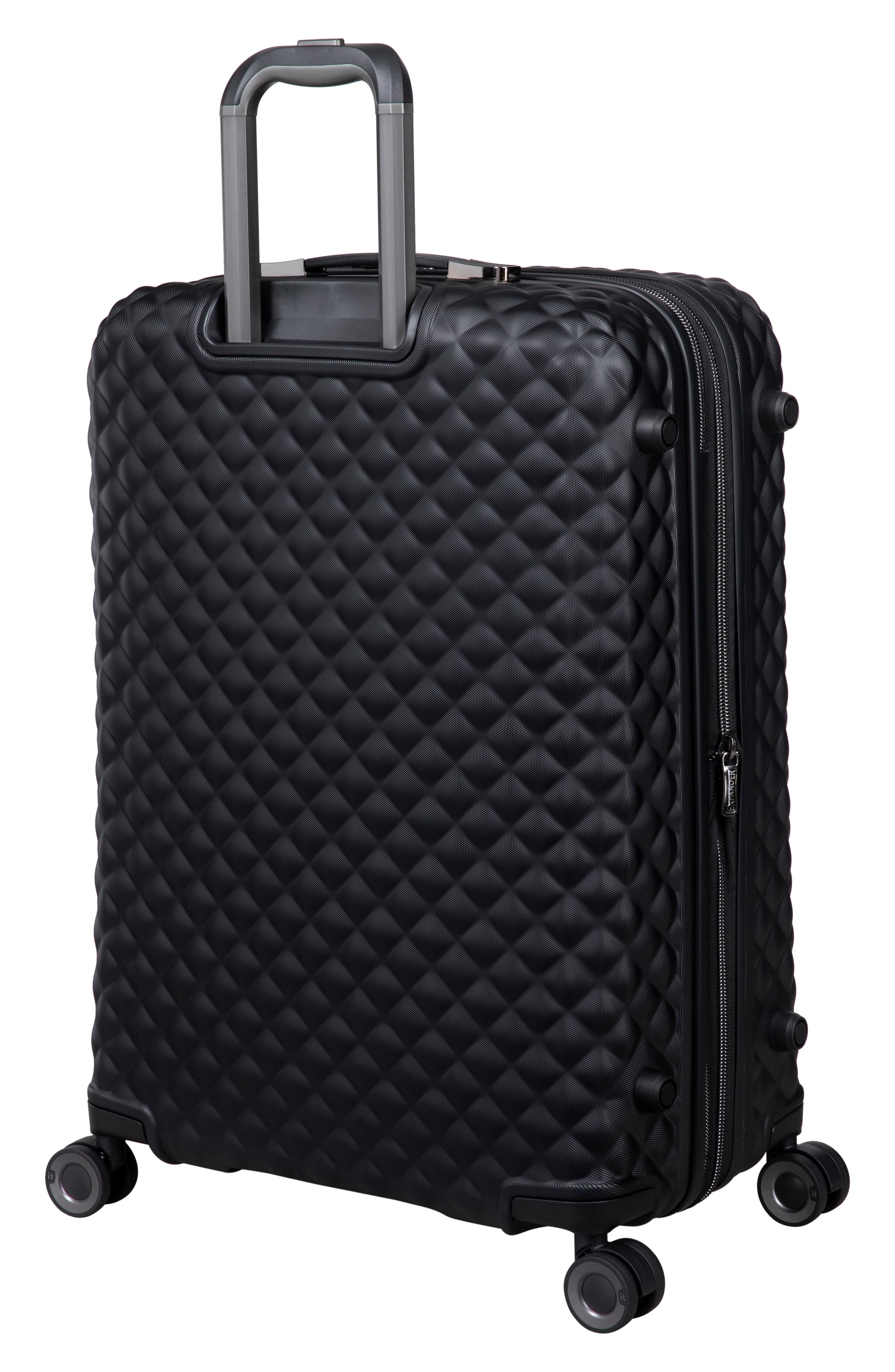 IT LUGGAGE Glitzy 27-Inch Hardside Spinner Suitcase, Alternate, color, Black W/ Gun Metal