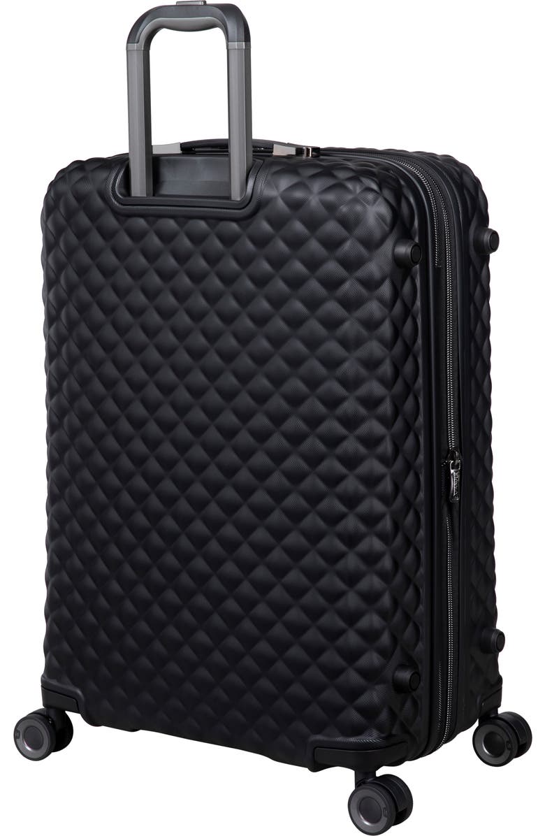 IT LUGGAGE Glitzy 27-Inch Hardside Spinner Suitcase, Alternate, color, Black W/ Gun Metal