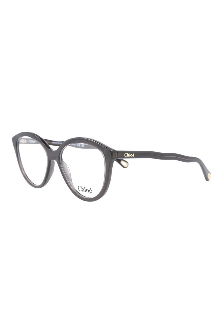 54mm Cat Eye Optical Glasses, Alternate, color, GREY GREY TRANSPARENT