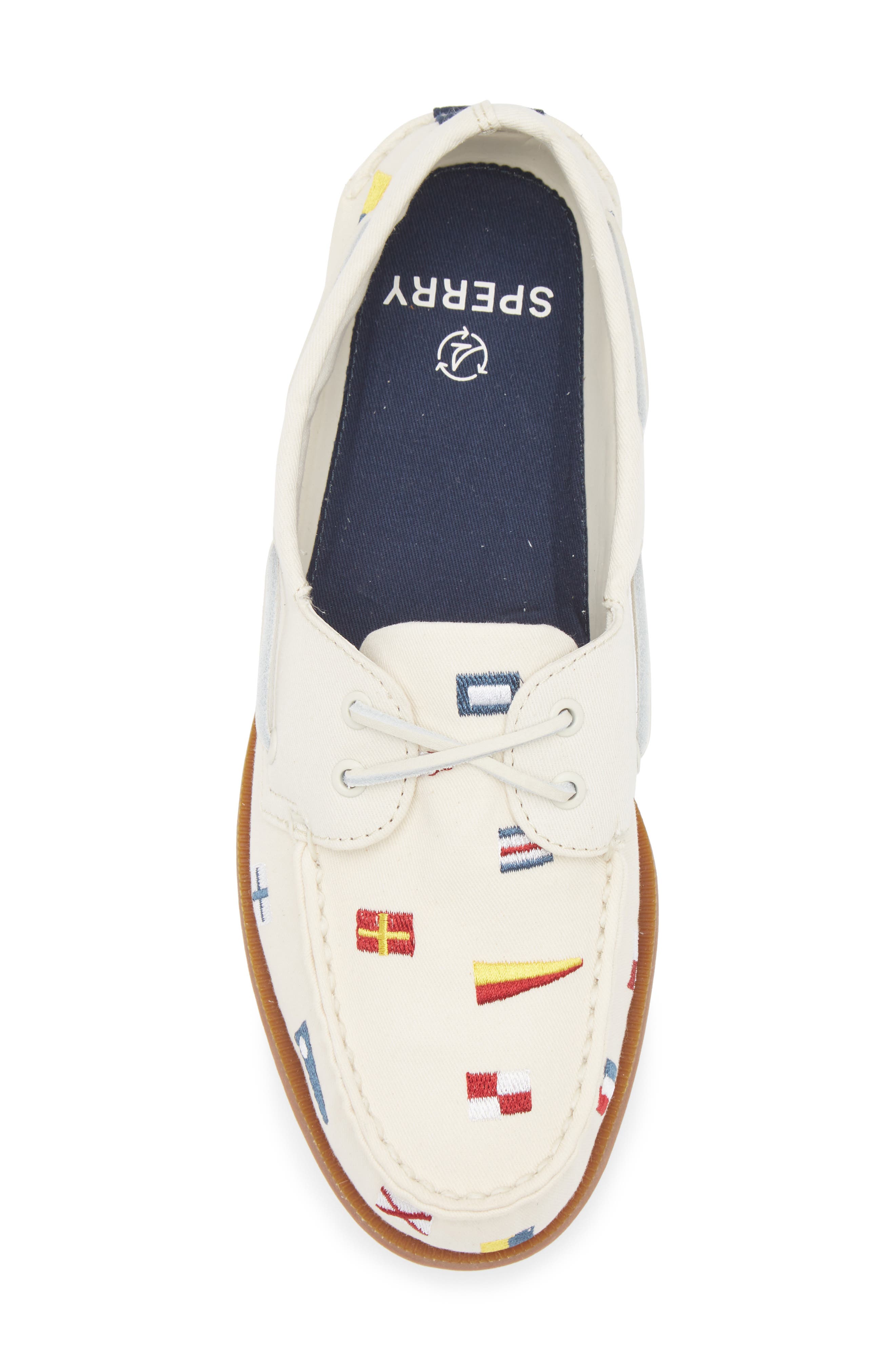 Sperry Authentic Original Boat Shoe, Alternate, color, Canvas Bone