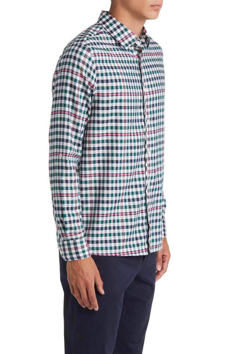 Ted Baker London Wilby Check Regular Fit Long Sleeve Button-Up Shirt, Alternate, color,