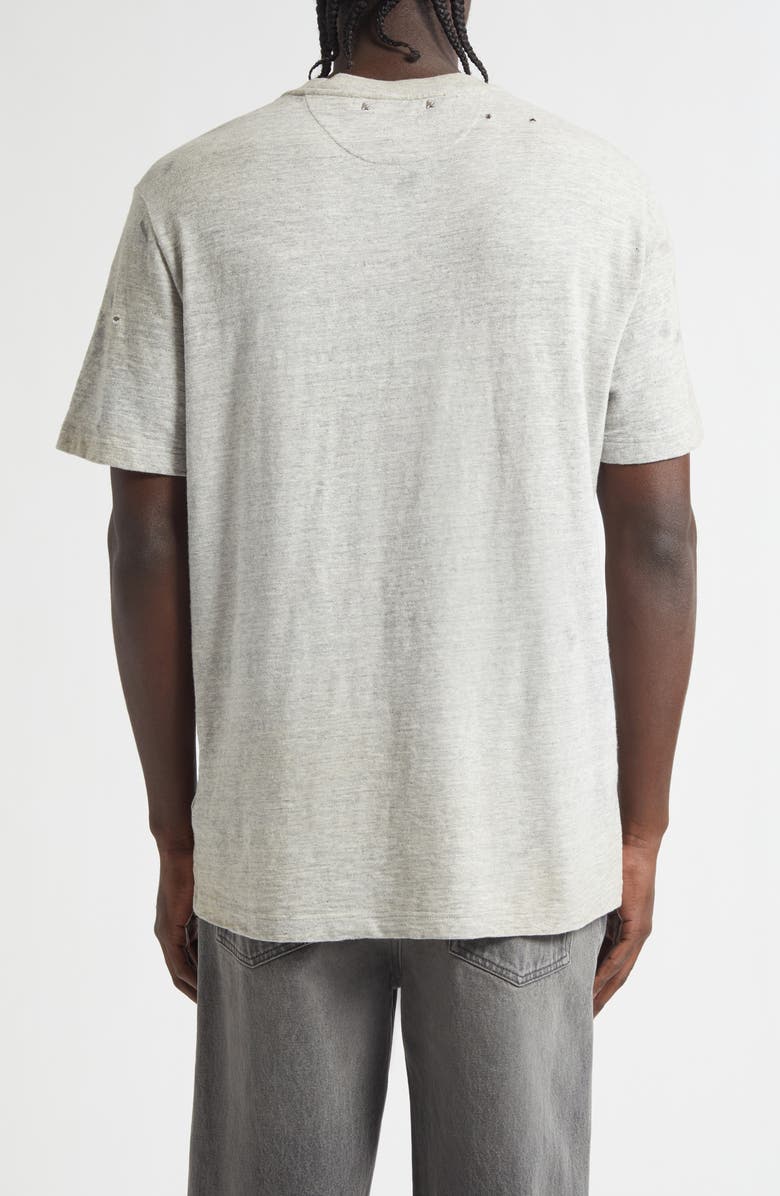 Golden Goose Journey Regular Fit Distressed Graphic T-Shirt, Alternate, color, Grey Melange
