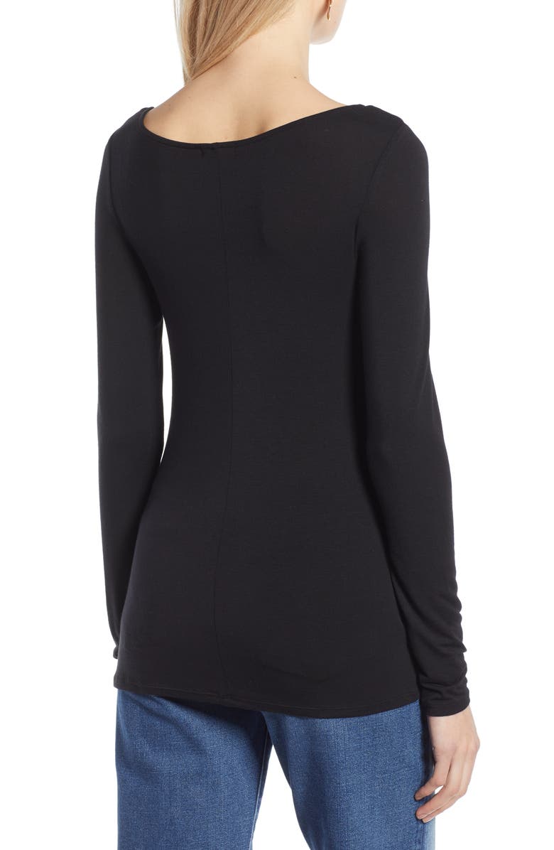 Halogen<sup>®</sup> Ballet Neck Tee, Alternate, color, 