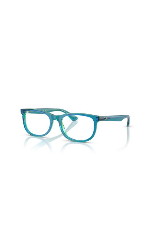 Ray Ban Ray-ban 46mm Rectangle Optical Glasses In Gold