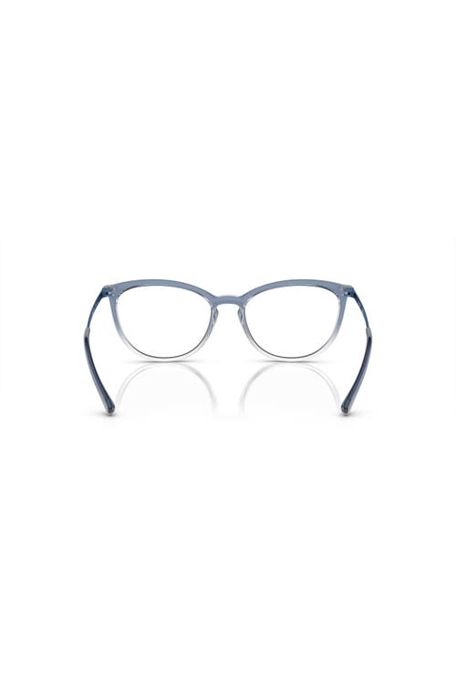 Vogue Eyewear 53mm Cat Eye Optical Glasses In Blue
