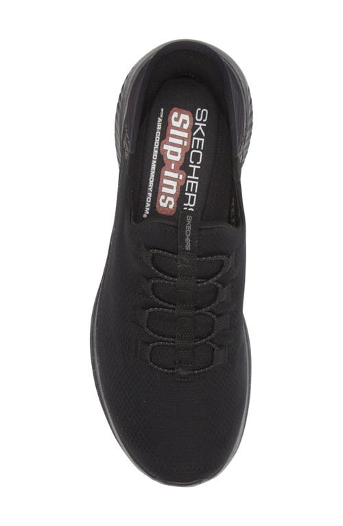 Skechers Ultra Flex 3.0 Right Away Slip-on Sneaker In Black