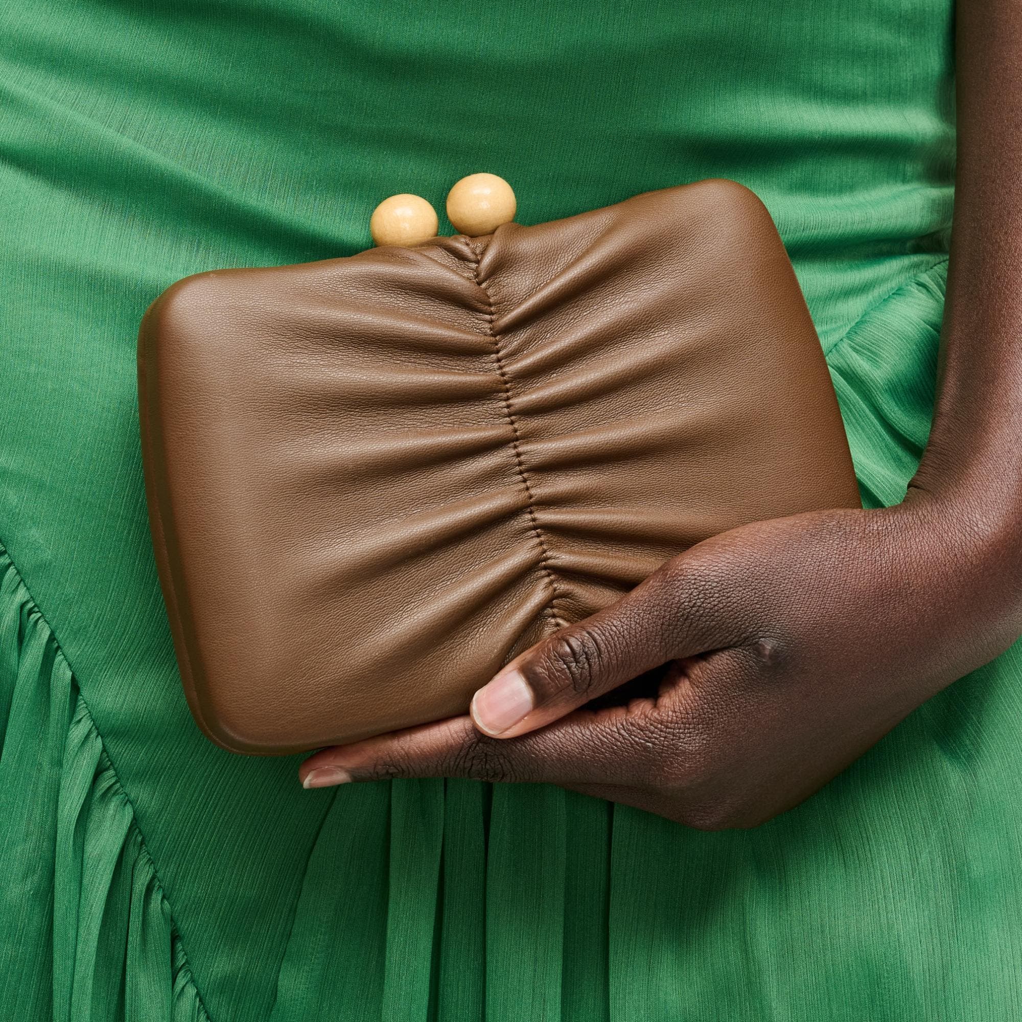 URBAN EXPRESSIONS HANDBAGS Gianna Evening Bag, Main, color, Chocolate