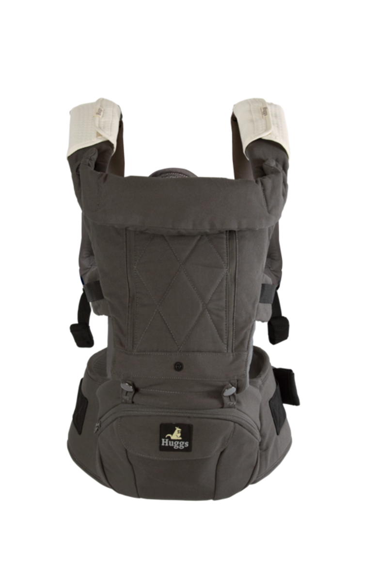 Huggs® Baby Hip Carrier With Patented Hipbelt, Main, color, Charcoal Grey