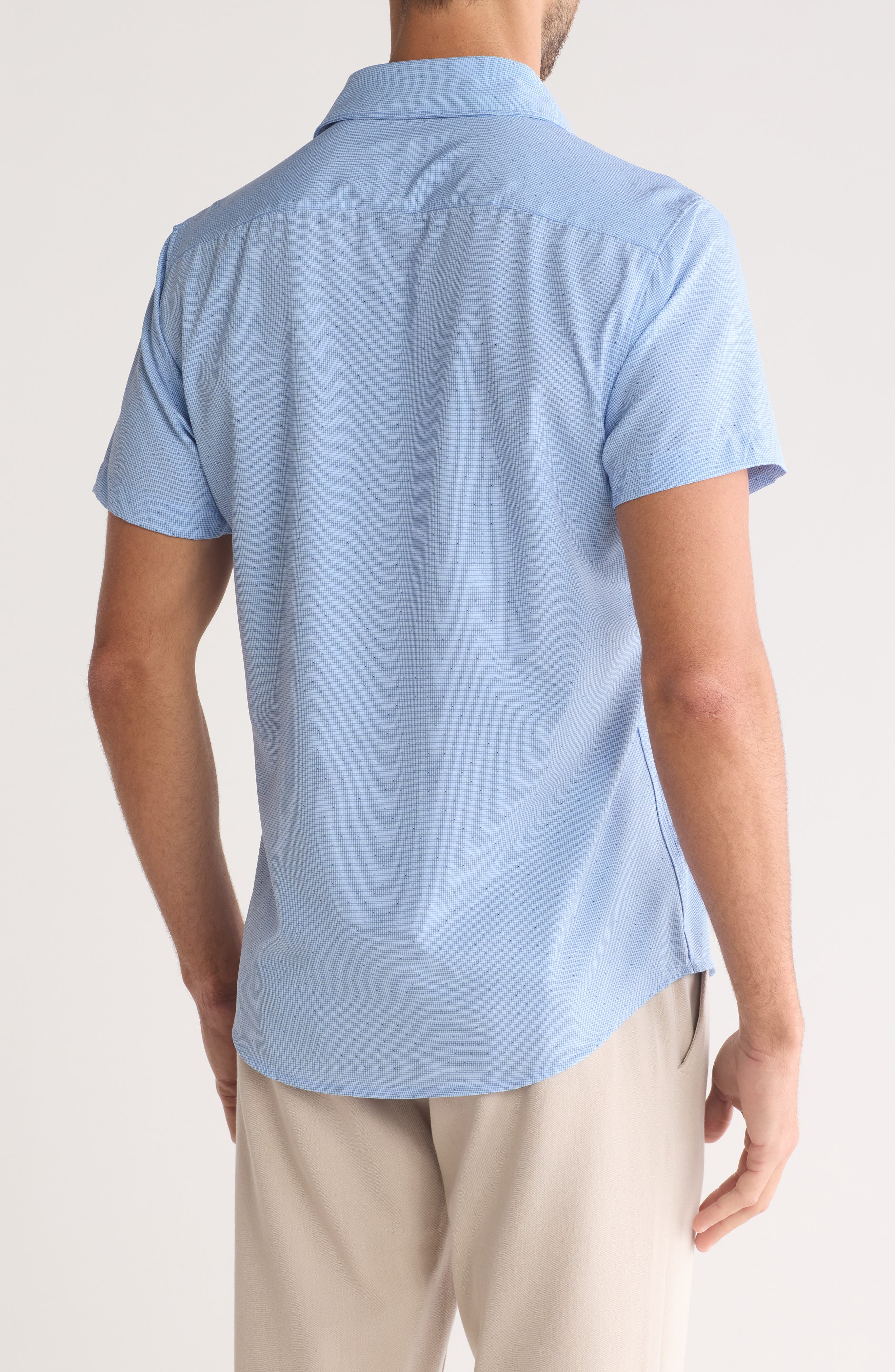 Geo Short Sleeve Button-Up Shirt - image 2