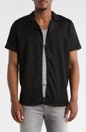 T.R. PREMIUM Modern Fit Textured Camp Shirt