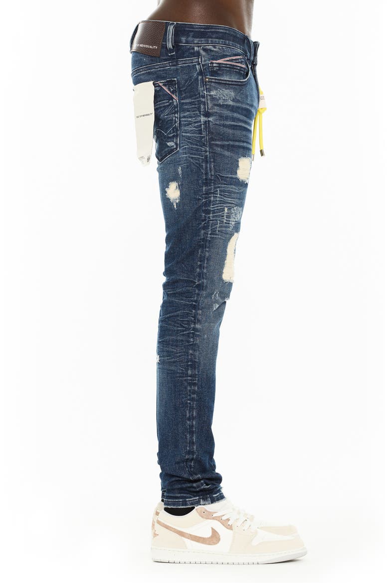 Punk 601 Ripped Super Skinny Jeans, Alternate, color, VIKER