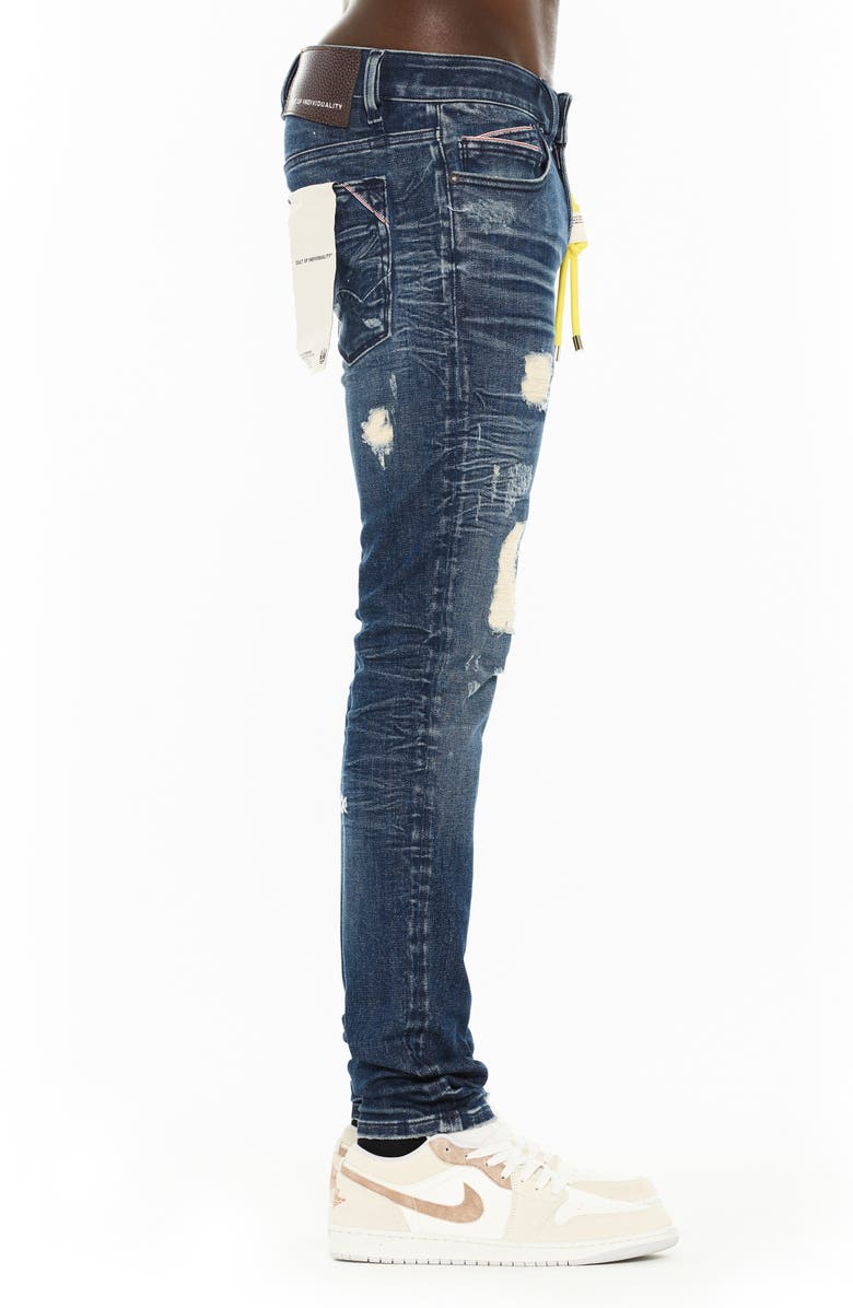 Cult of Individuality Punk 601 Ripped Super Skinny Jeans, Alternate, color, Viker