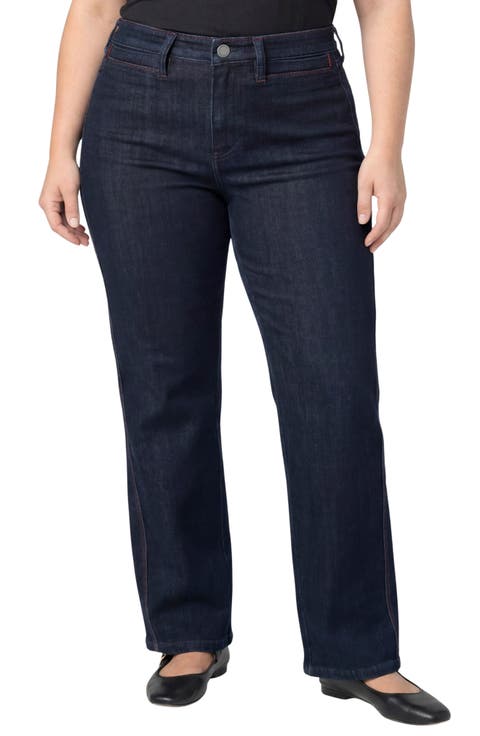 Kennedy Side Stitch Straight Leg Jeans