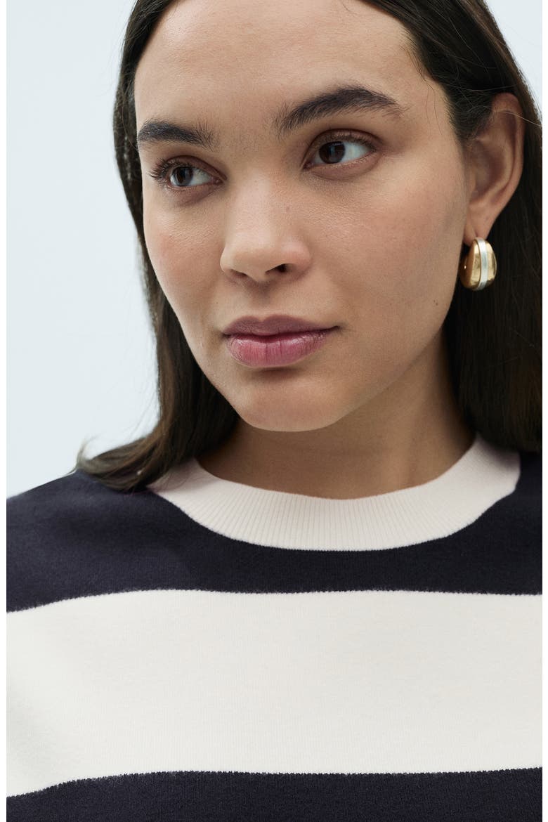 Lotuini Stripe Sweater, Alternate, color, DARK NAVY