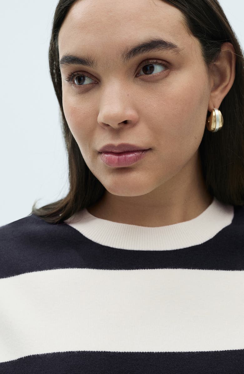 MANGO Lotuini Stripe Sweater, Alternate, color,