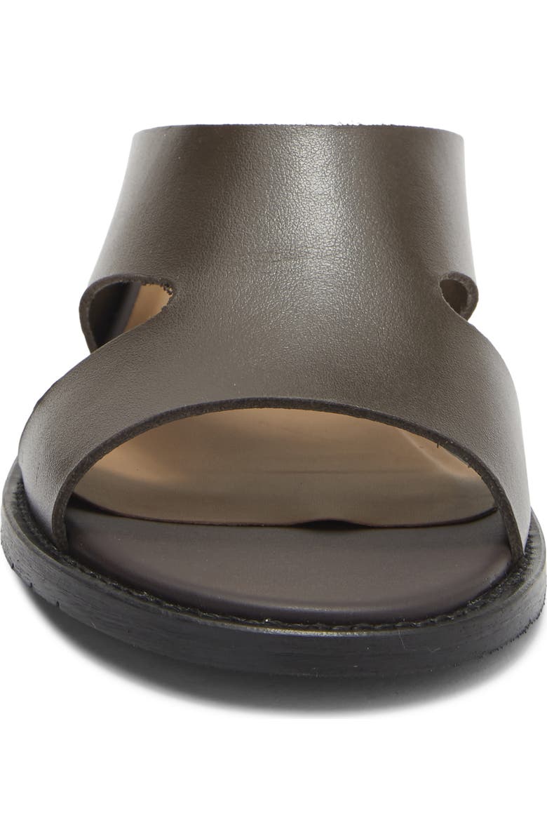 Aquatalia Petra Wedge Sandal, Alternate, color, Dark Brown Leather