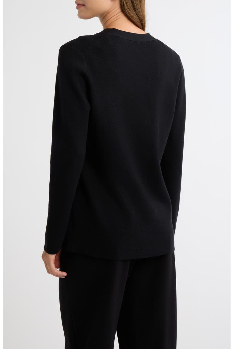 Four-Pocket Cardigan, Alternate, color, ANNE BLACK