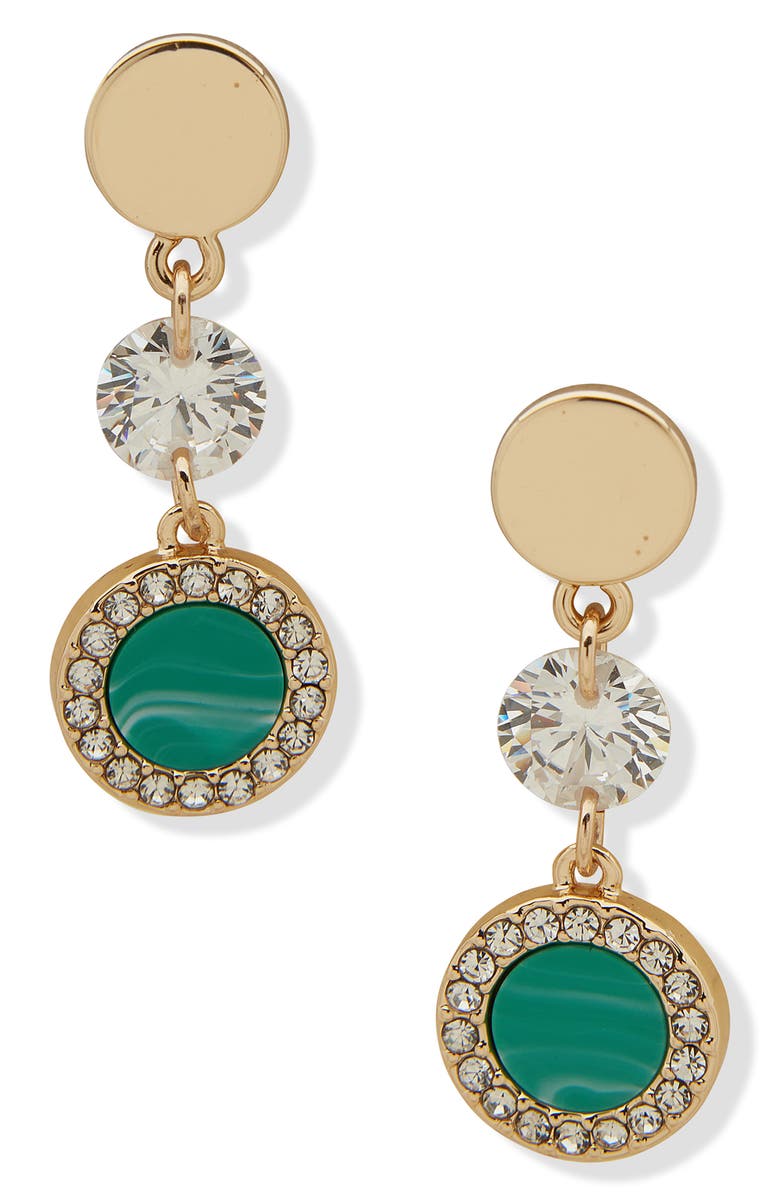 DKNY Barclay Double Drop Earrings, Main, color, 