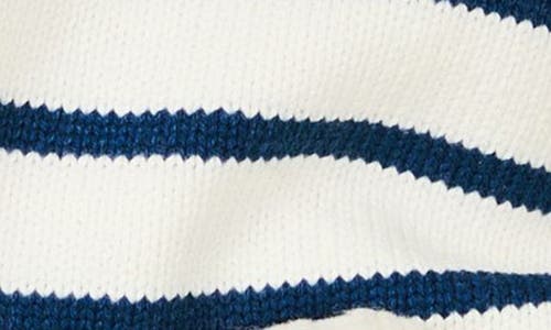 Solid & Striped The Maxine Stripe Cotton Mock Neck Sweater