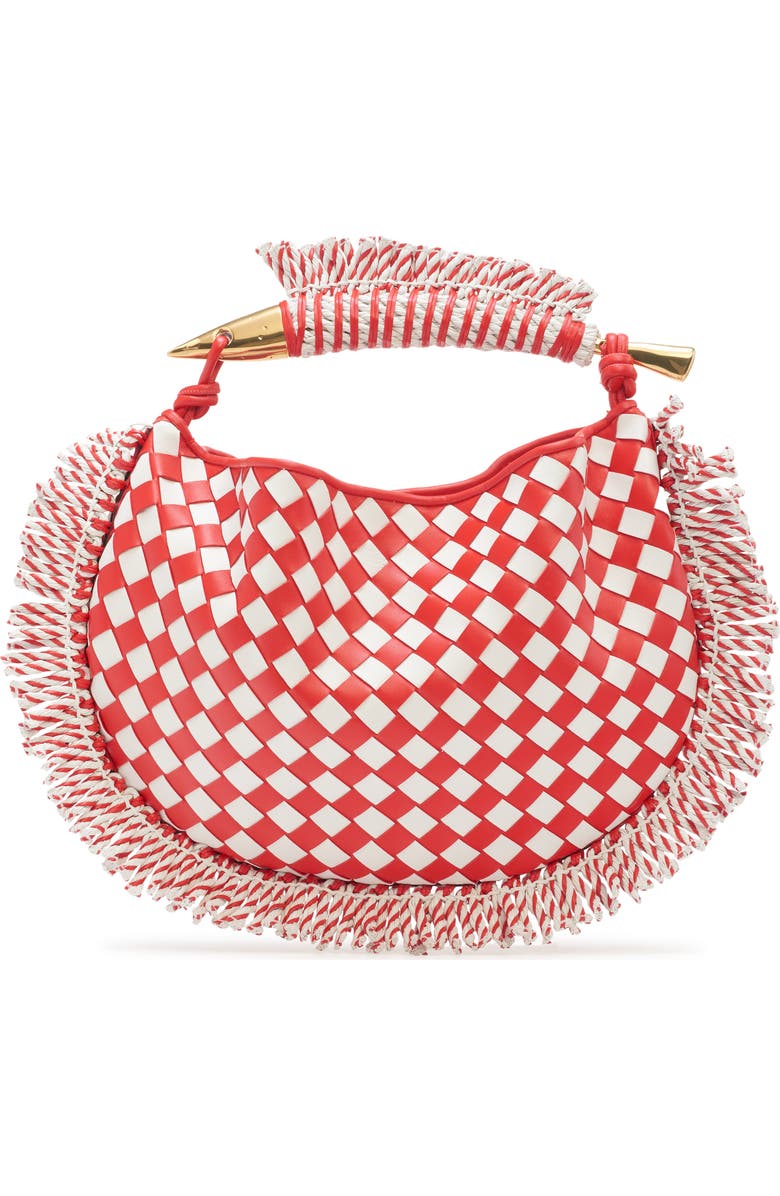 Bottega Veneta Small Sardine Intrecciato Top Handle Bag, Main, color, Vernis