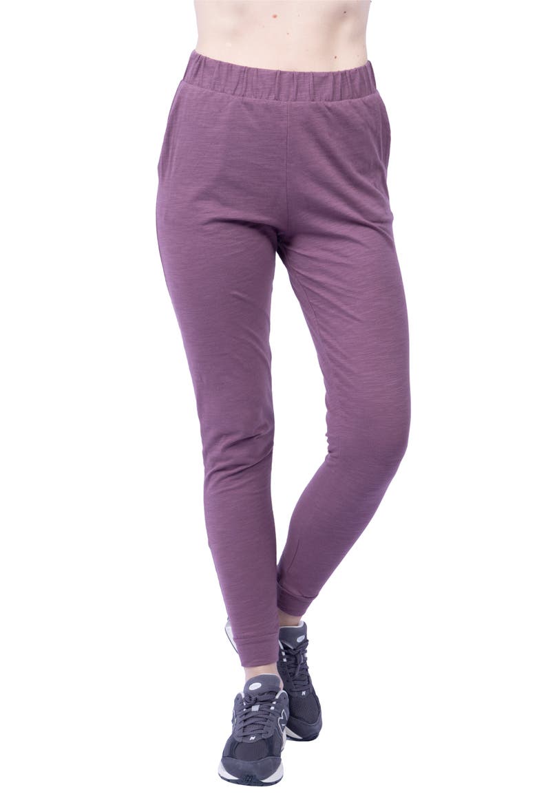 Tegan Organic Cotton Jogger Pant, Alternate, color, Dusty Orchid