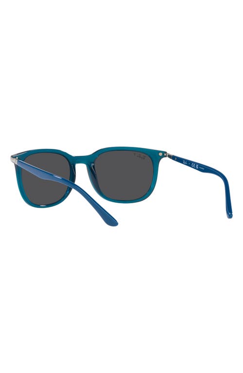 Ray Ban Ray-ban 54mm Polarized Pillow Sunglasses In Turquoise