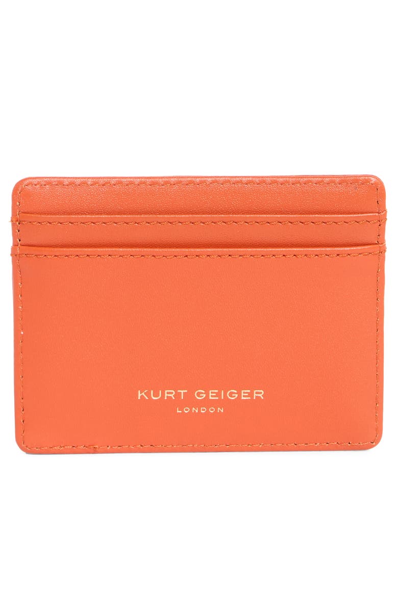 Kurt Geiger London Chelsea Card Holder, Alternate, color, Orange