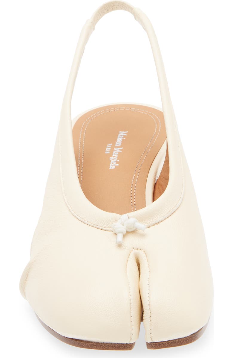 Maison Margiela Tabi Slingback Pump, Alternate, color, White