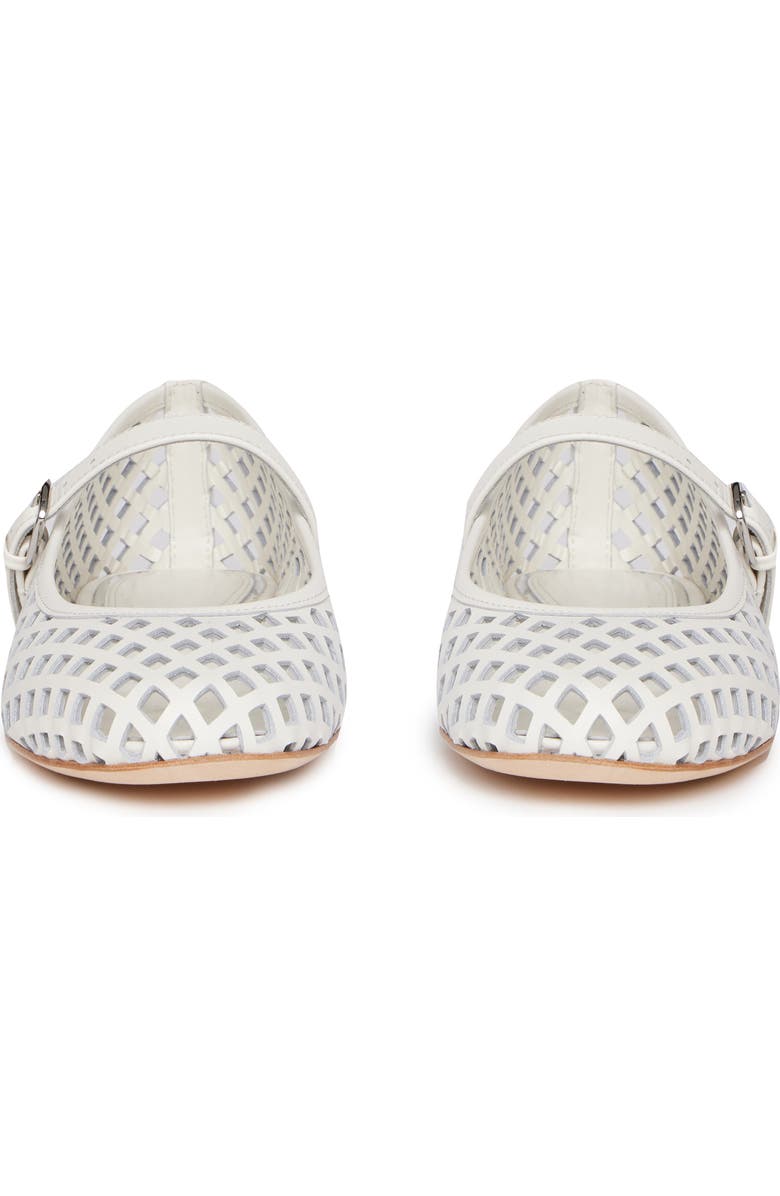 PAIGE Jaden Cutout Mary Jane Flat, Alternate, color, Cream