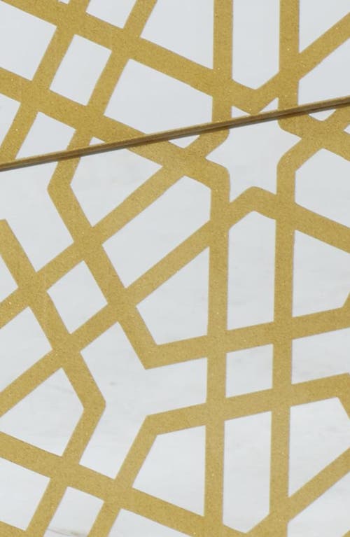 Uma Glam Gold Set Of 2 Decorative Wood Boxes In Gold