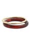Set of 2 Resin & Metal Bangles