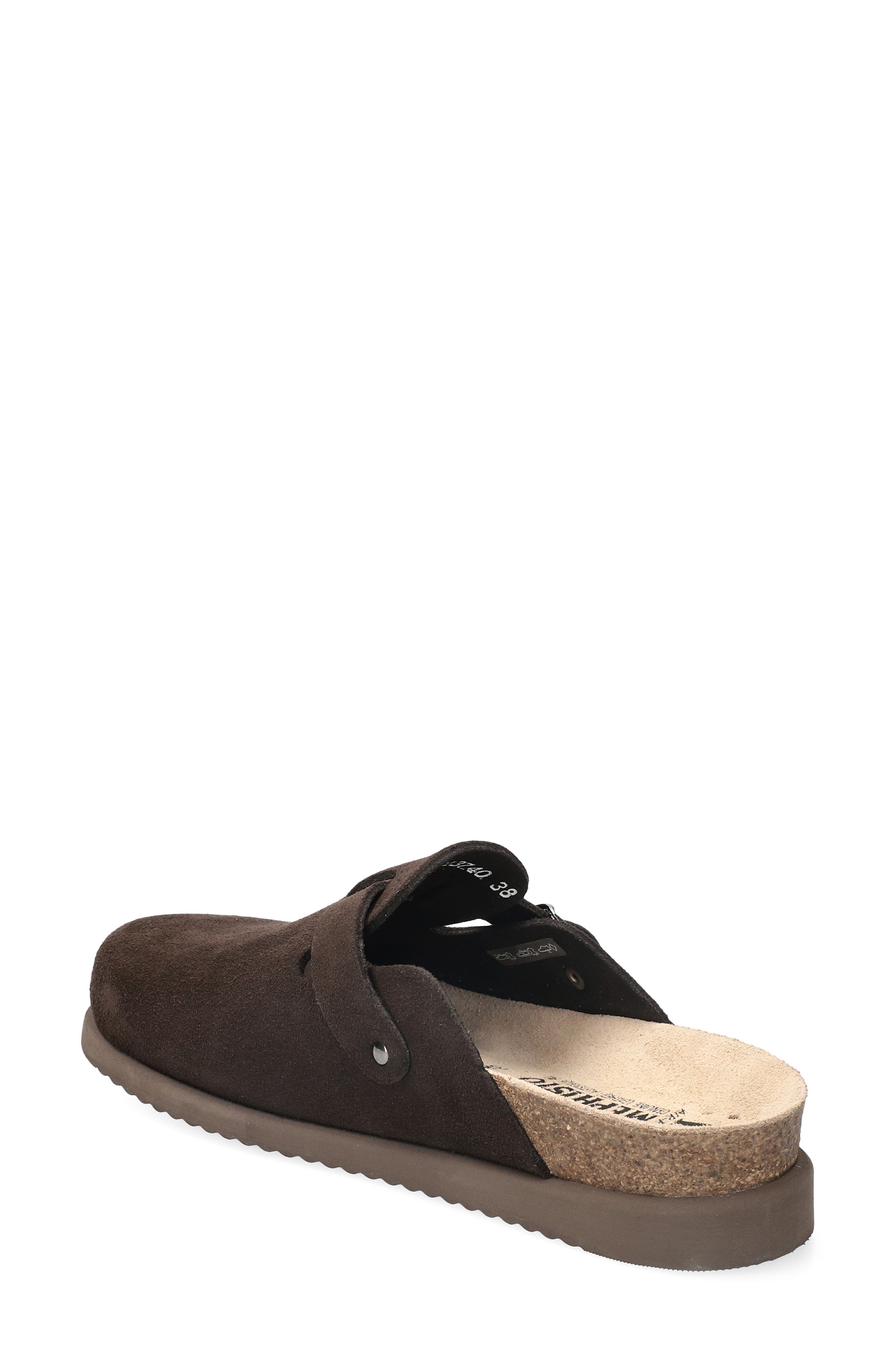Halina Footbed Clog, Alternate, color, DARK BROWN 62851/ 12