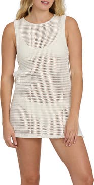 Billabong Rising Tides Open Stitch Cover-Up Dress
