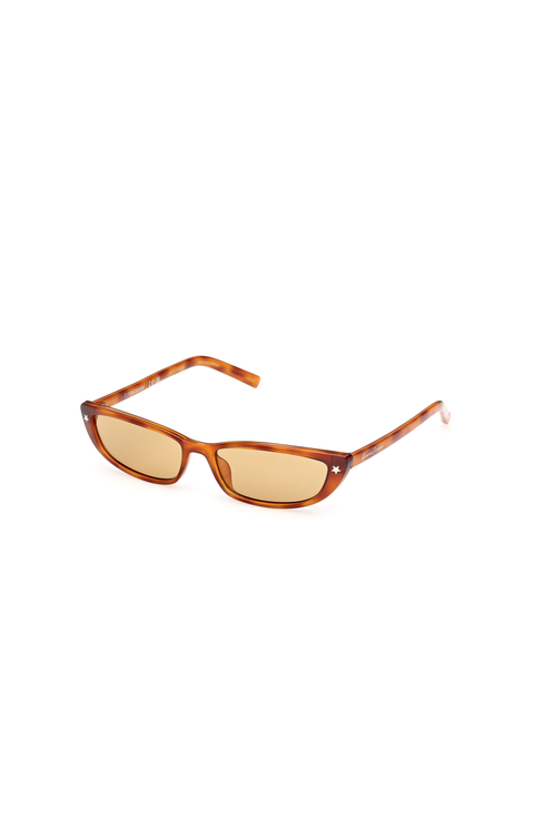 Slim Rectangular Acetate Sunglasses