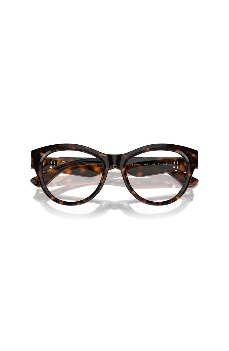 Burberry 53mm Round optical glasses, Alternate, color, Brown