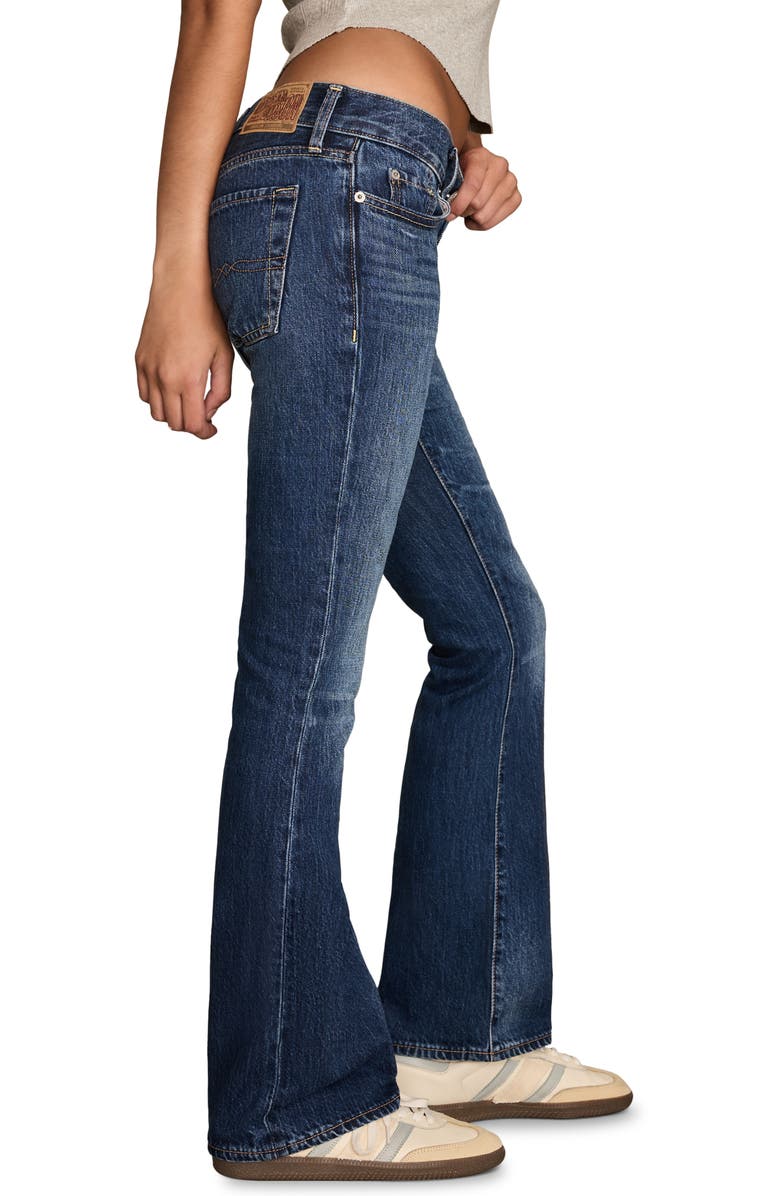 Lucky Brand Addison Ultra Low Rise Flare Jeans, Alternate, color, Hidden