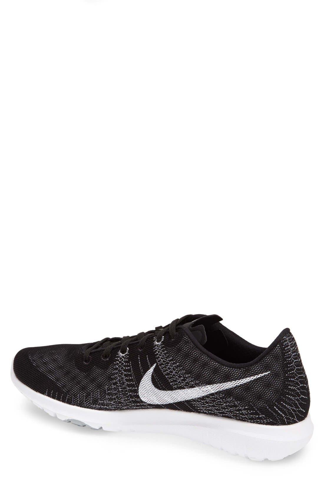 'Flex Fury' Running Shoe, Alternate, color, BLACK/ WHITE/ VOLT/ FLASH LIME