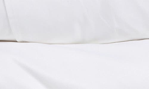 Pom Pom At Home Langston Sateen Duvet Cover & Sham Set In White