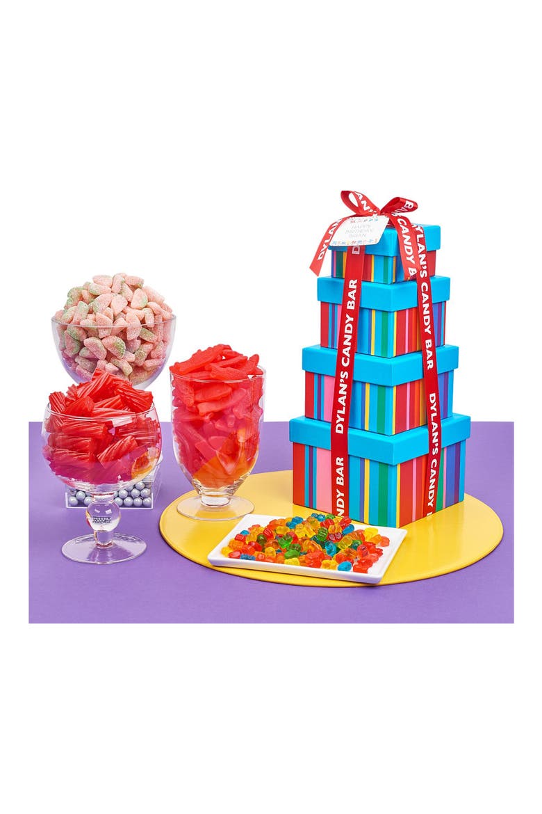 Gummy Sweet Treat Tower, Alternate, color, BLUE