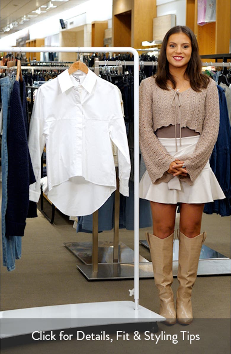 Toria Cotton Button-Up Shirt, sales video thumbnail