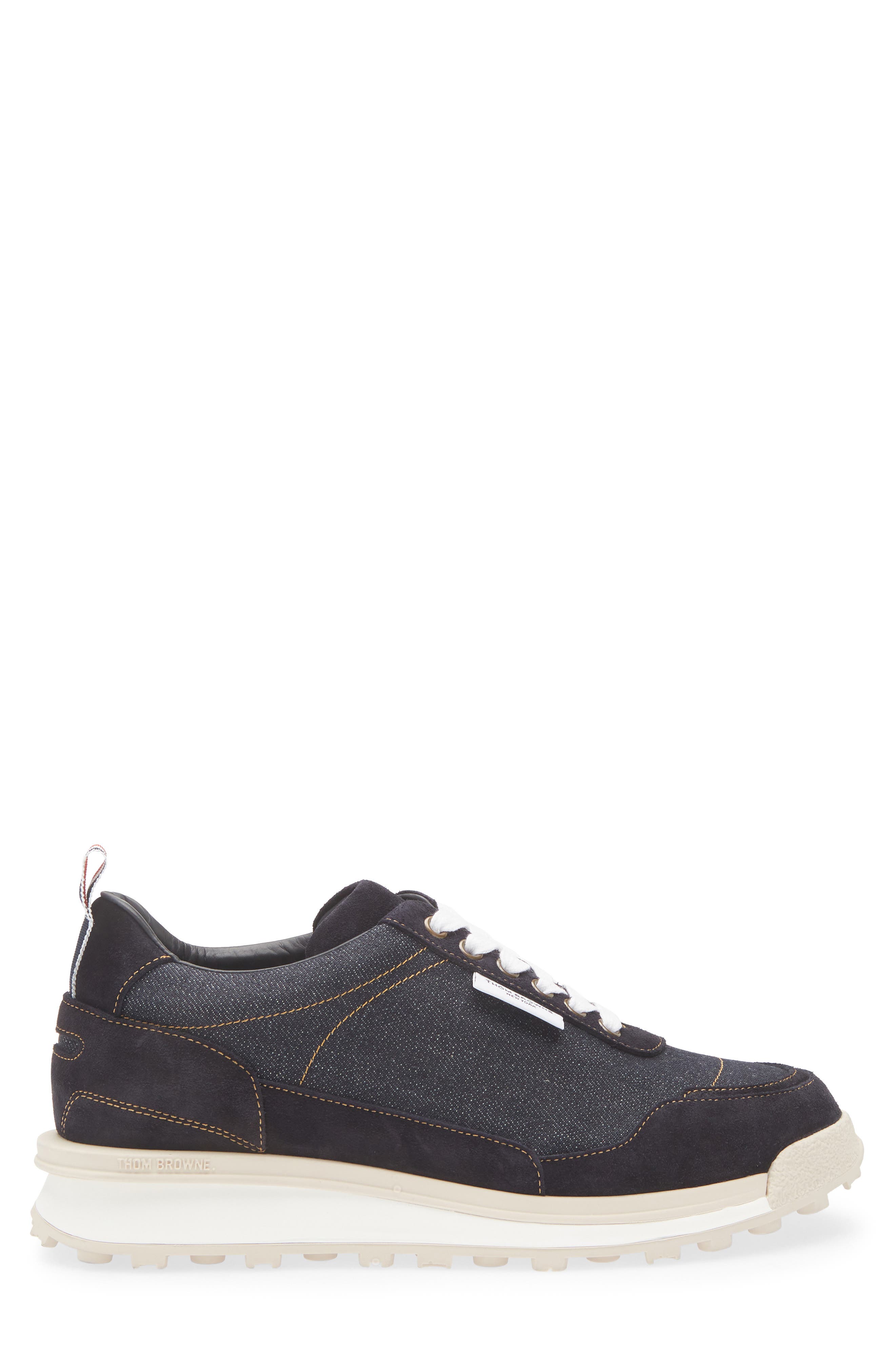Thom Browne Alumni Tech Runner Sneaker, Alternate, color, Navy